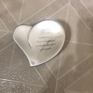 Heart shaped trinket box